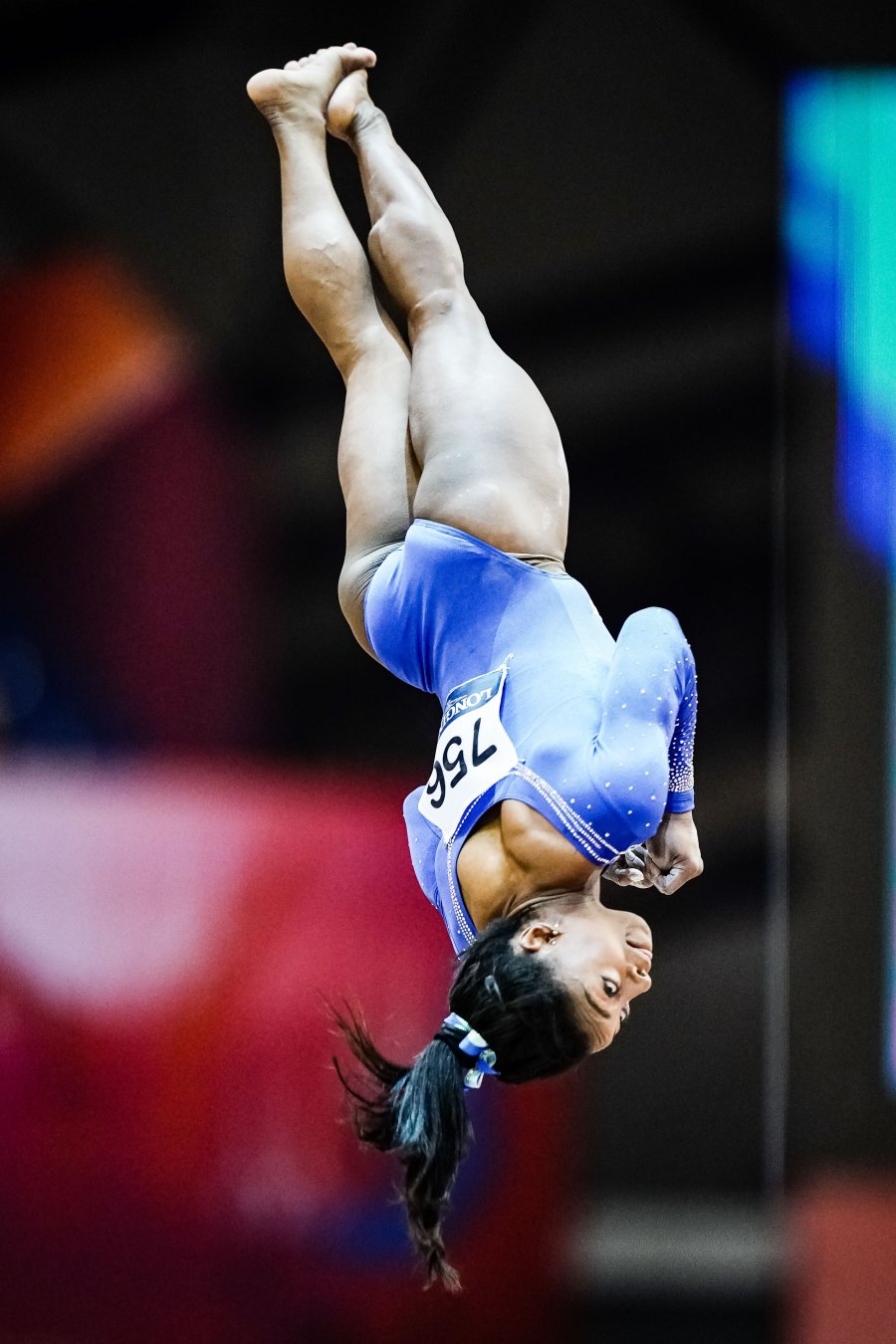 Biles performs the second move to be named after her