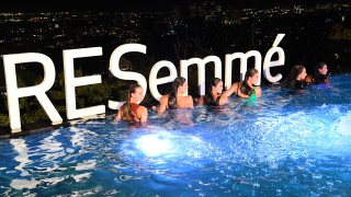 USA Olympic Artistic Swimming Team attends TRESemmé Celebrates The Launch Of Its New Pro Infusion Collection