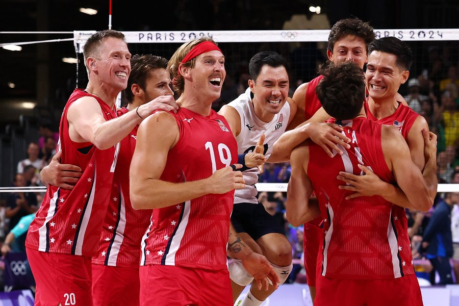 Team United States Athletes celebrate