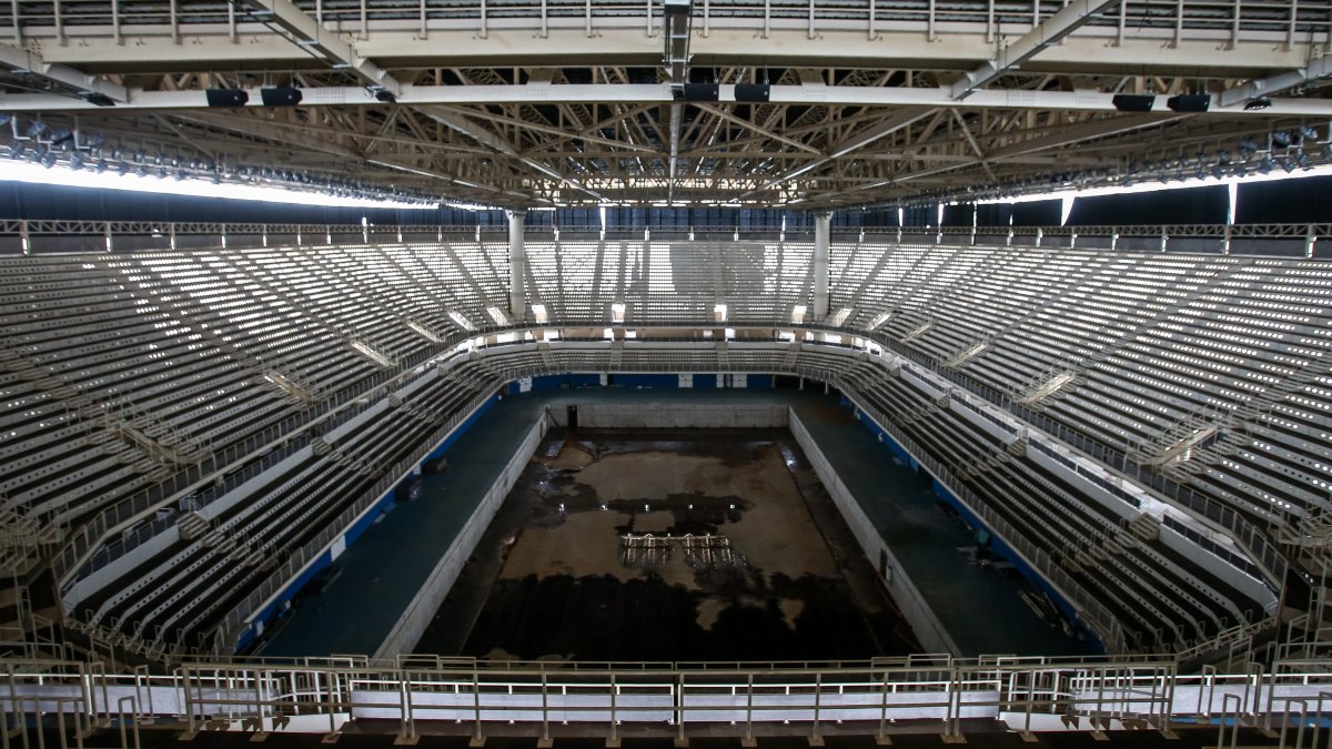 Haunting photos show abandoned Olympic venues and villages around the world