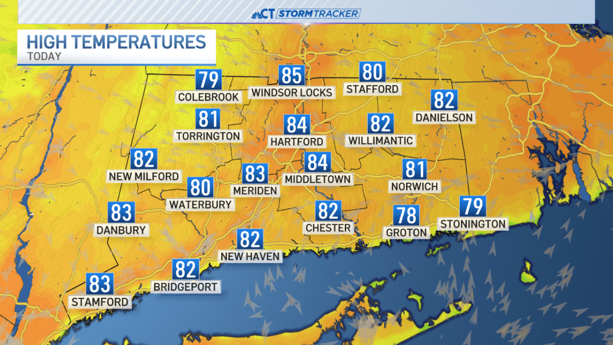 Sunshine and warm temperatures continue into the weekend – NBC Connec...