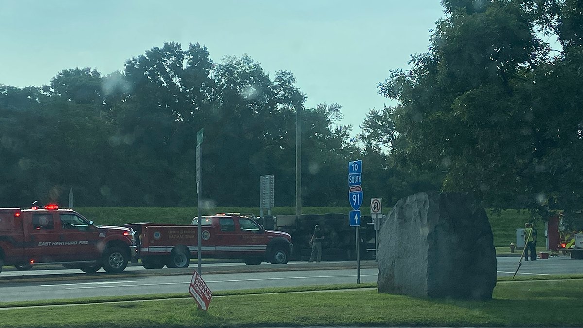 Roads reopen after tanker rollover in East Hartford – NBC Connecticut