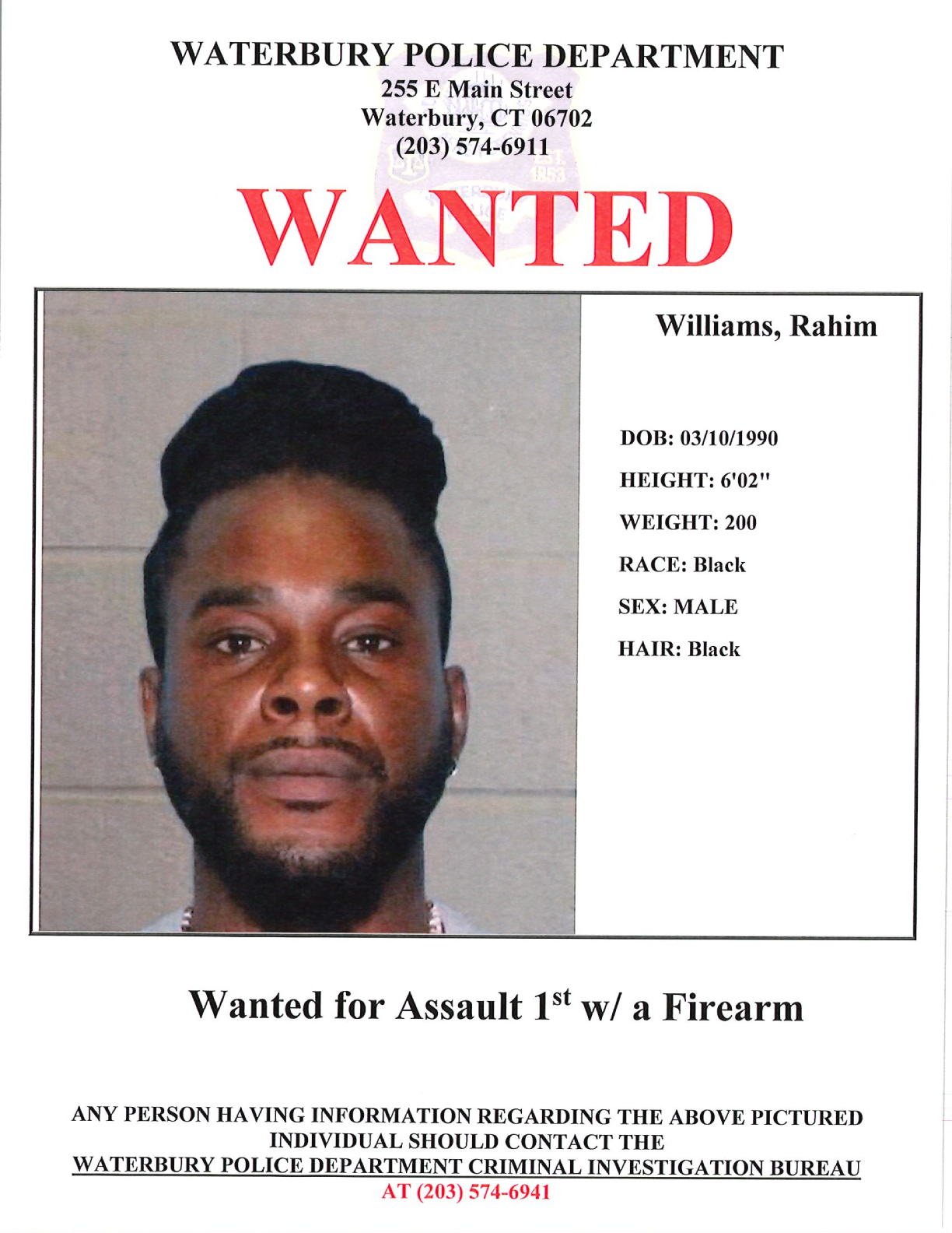 Police look for man accused in Waterbury shooting – NBC Connecticut