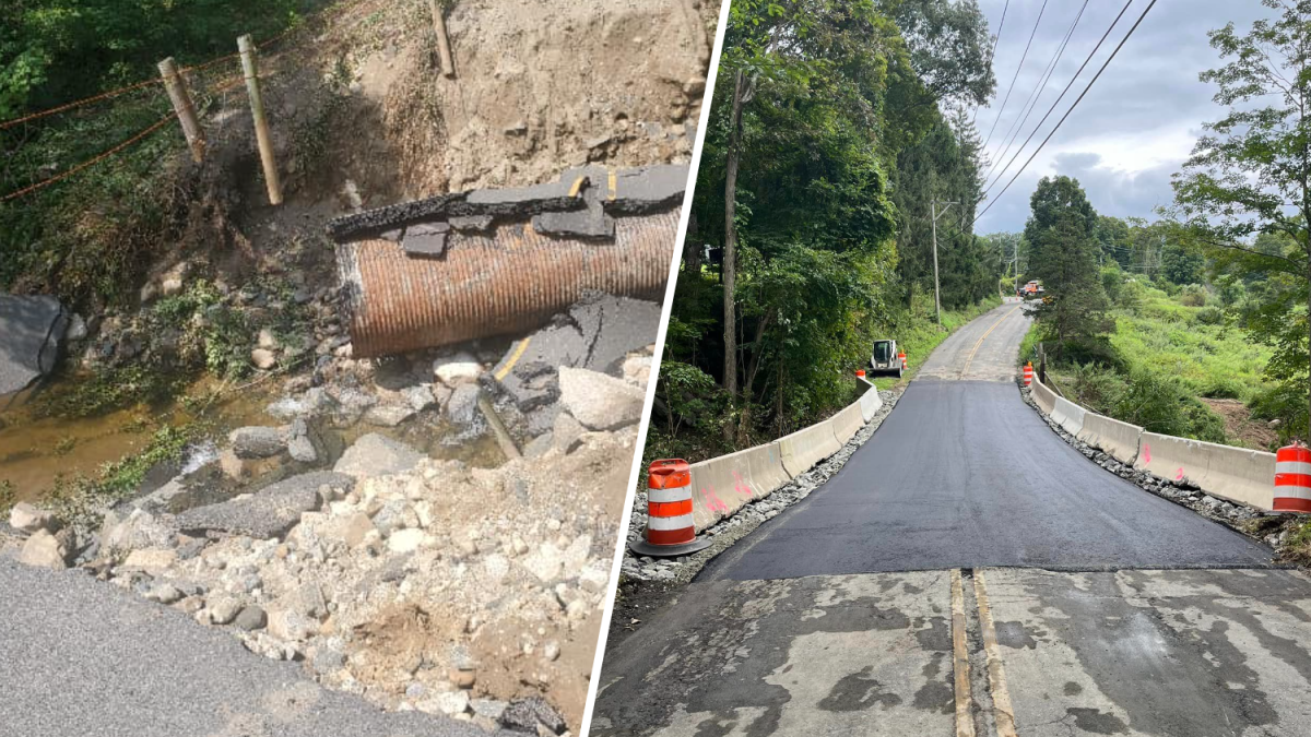 Part of Kettletown Road in Southbury reopens after devastating floods