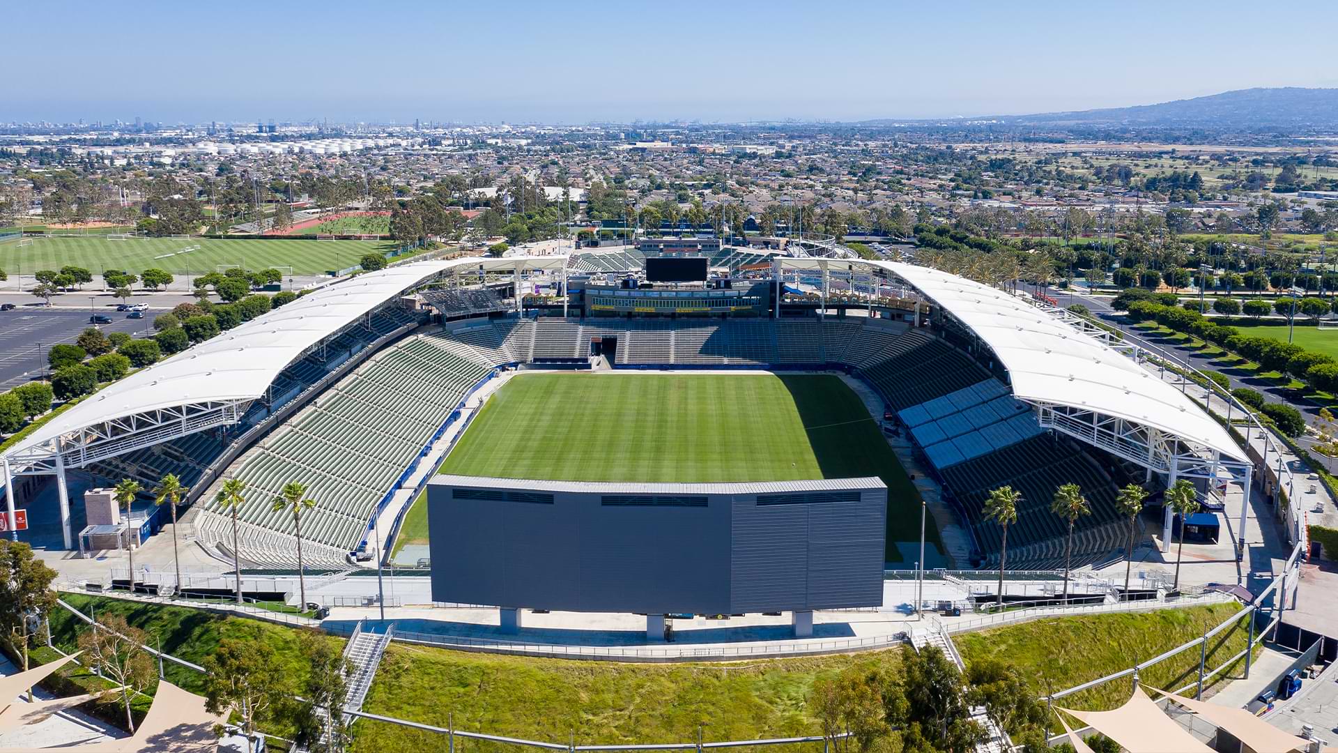 Home to the LA Galaxy of MLS, the stadium in Carson will be home to rugby sevens in the 2028 Olympics.