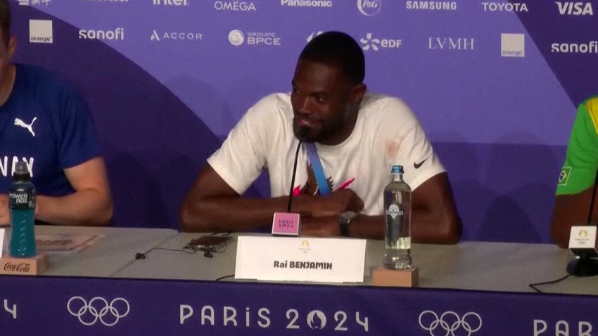 Rai Benjamin says he wanted to ‘just have fun' with the 400m hurdles. He ended up winning gold