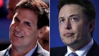 Mark Cuban and Elon Musk.