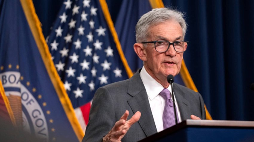 U.S. Federal Reserve Chair Jerome Powell speaks during a news conference after a Federal Open Market Committee meeting at the Federal Reserve in Washington, D.C., on July 31, 2024.