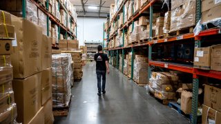 Products displayed for sale at the Econ World Trading restaurant equipment warehouse/distribution facility in Fremont, California, US, on Thursday, Aug. 1, 2024. 