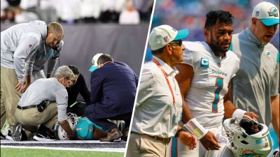 Dolphins quarterback Tua Tagovailoa's concussion history