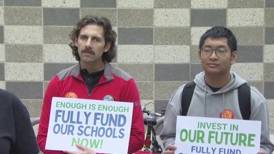 Teachers in New Haven rally for more federal funding as pandemic relief ends