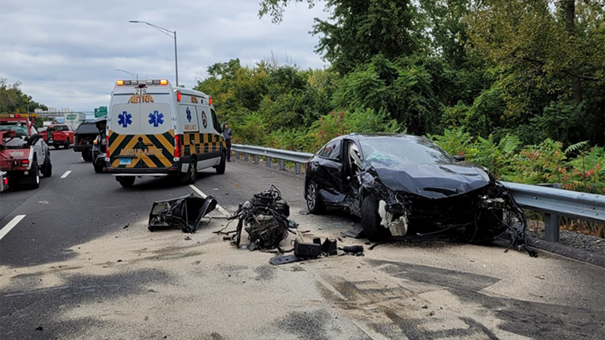 Driver sent to hospital after crash on I-91 North – NBC Connecticut