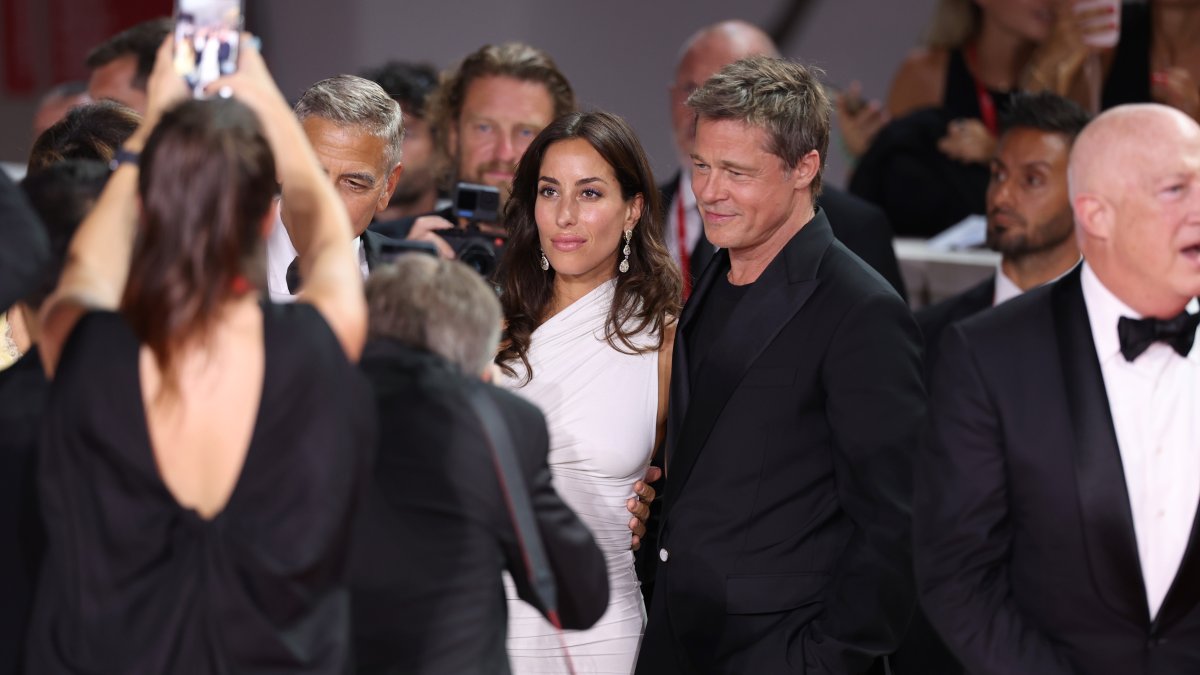 Brad Pitt and girlfriend Ines de Ramon make red carpet debut NBC