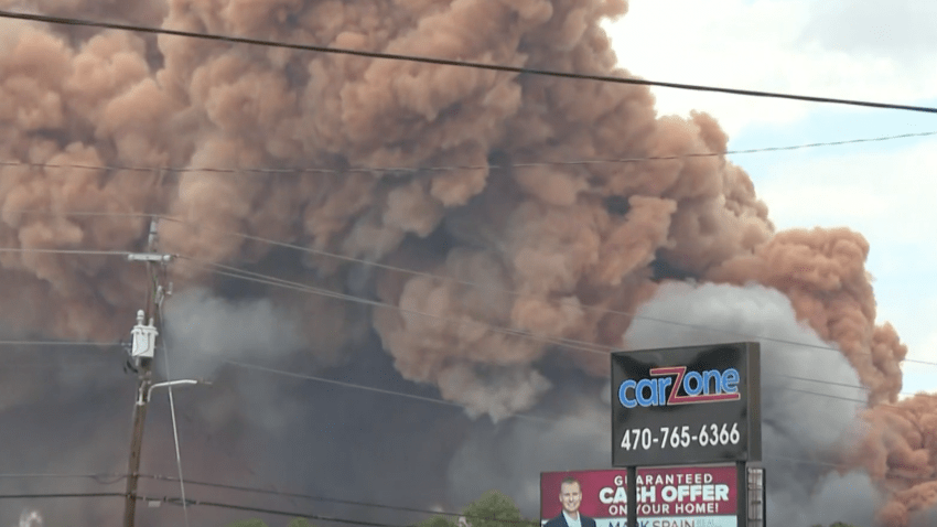 Georgia plant fire