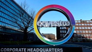 Covestro’s headquarters in Leverkusen, Germany. The company has adjusted its full year guidance for 2022, citing a number of factors.