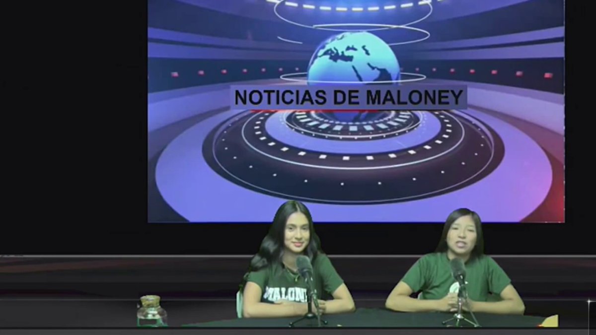 Maloney High School students in Meriden run Spanish language newscast
