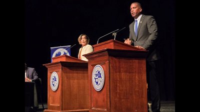 Hayes, Logan trade jabs during 5th Congressional district debate