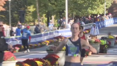 Engaged couple from Glastonbury wins this year's Hartford Marathon