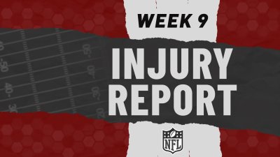 NFL Week 9 injury report and status updates