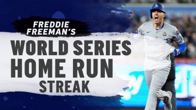 A timeline of Freddie Freeman's historic World Series home run streak