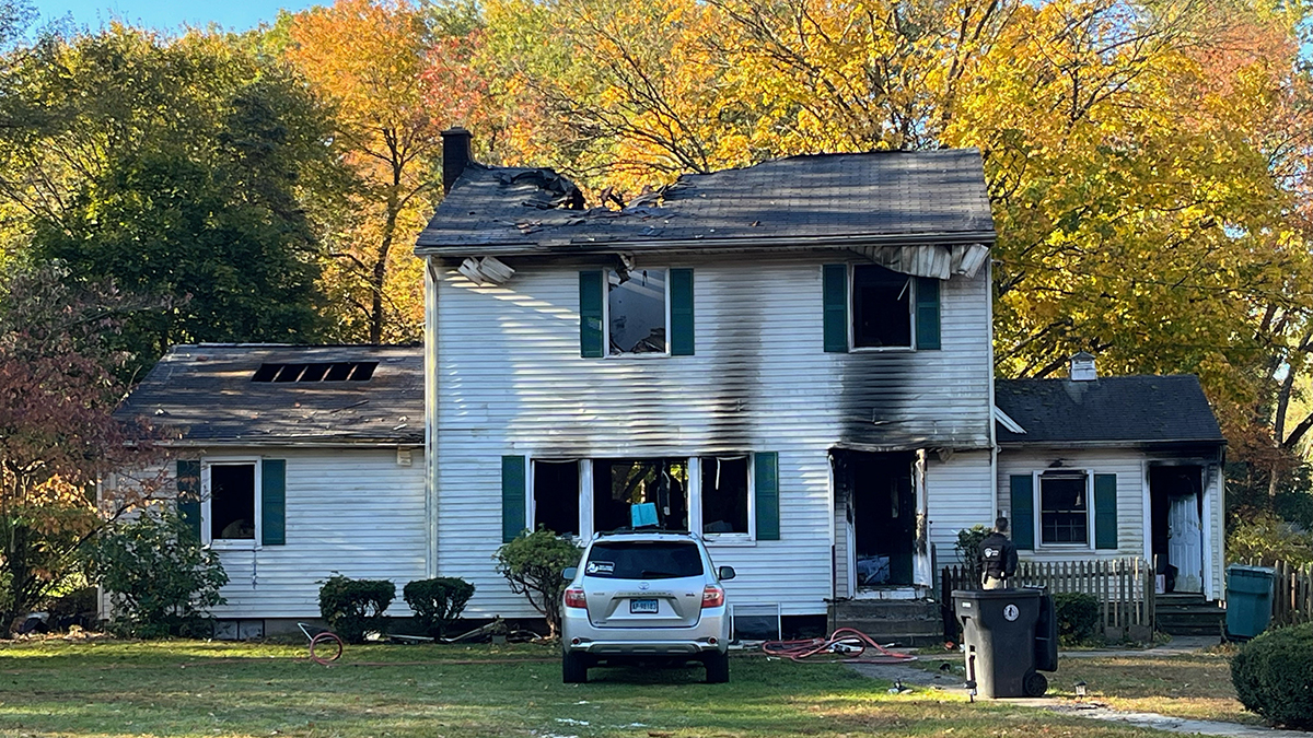 Two people hospitalized after Cheshire fire