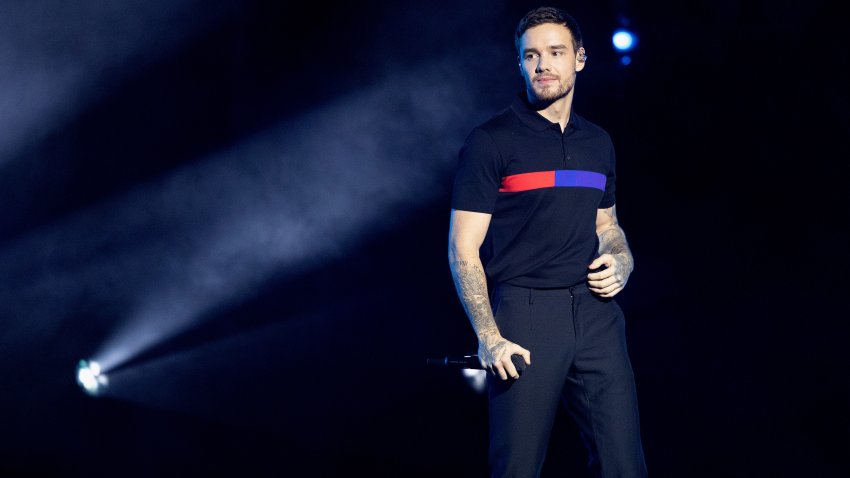 Liam Payne performs on stage