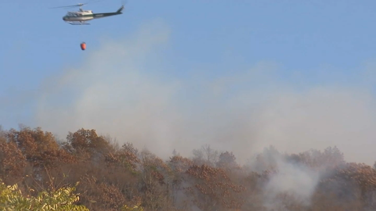 Statewide burn ban in effect as crews continue battling Hawthorne Fire ...