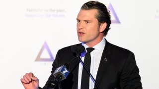 Pete Hegseth, host of Fox & Friends, at the National Council of Young Israel Gala in New York City.