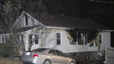 Three taken to hospital after house fire in Stafford