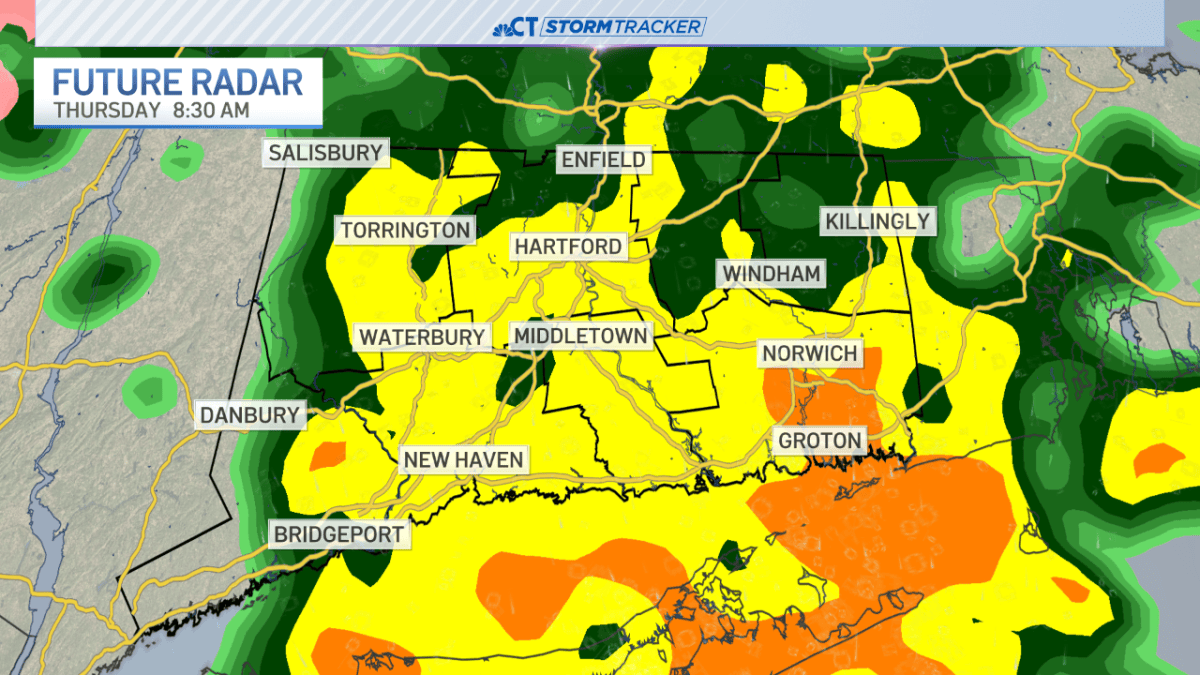 Rain moves in Thursday morning, some could see snow by Friday – NBC ...