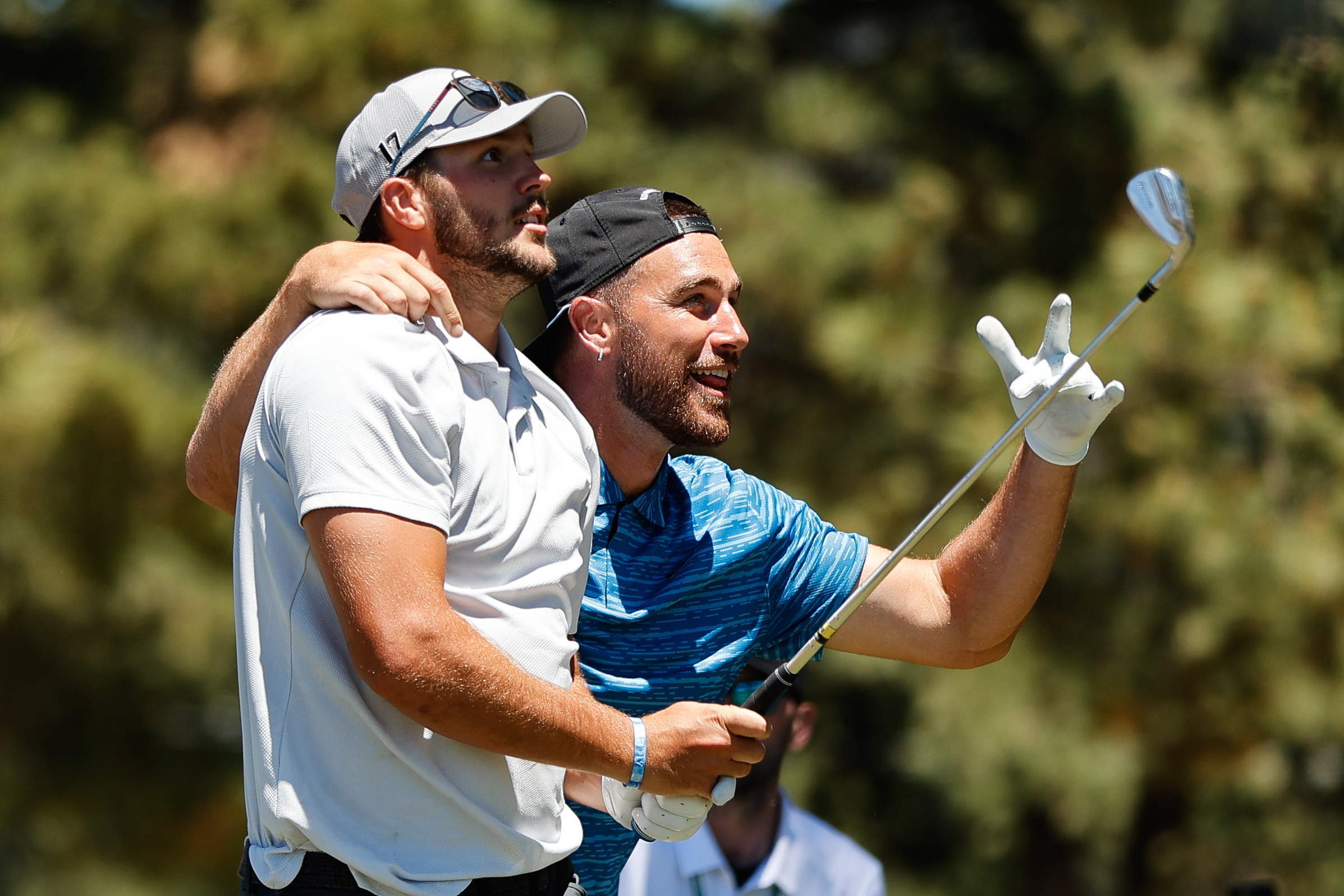 Josh Allen and Travis Kelce