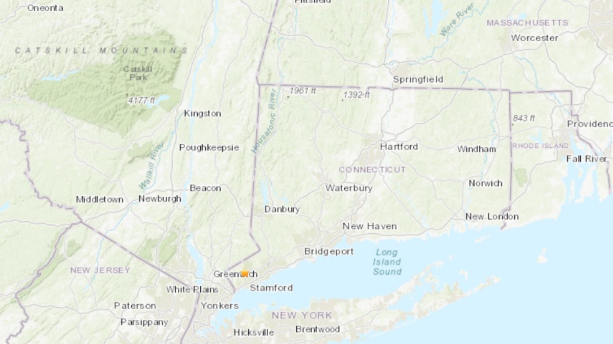 A 1.3 magnitude earthquake was reported in Stamford – NBC Connecticut