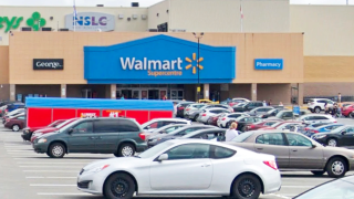 Outside view of Walmart