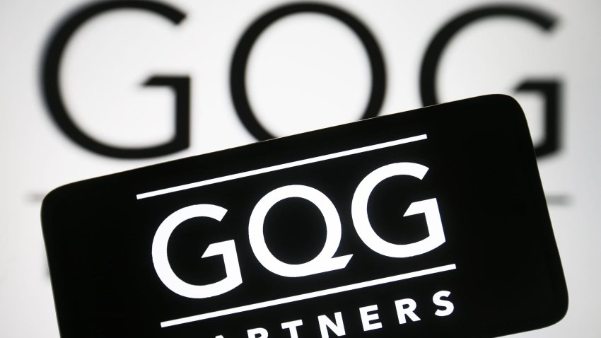 In this photo illustration, a GQG Partners logo is seen on a smartphone. (Photo Illustration by Pavlo Gonchar/SOPA Images/LightRocket via Getty Images)