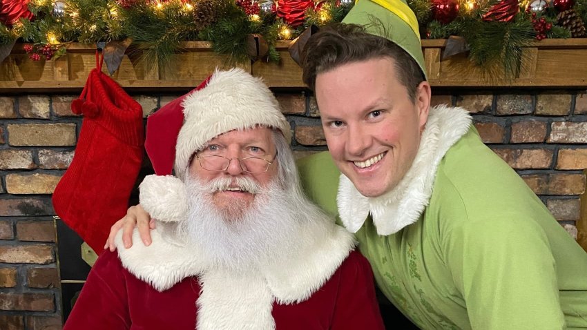 Eddy Rich (left) and his son Chris Rich run a side hustle filming videos from Santa Claus on Cameo.