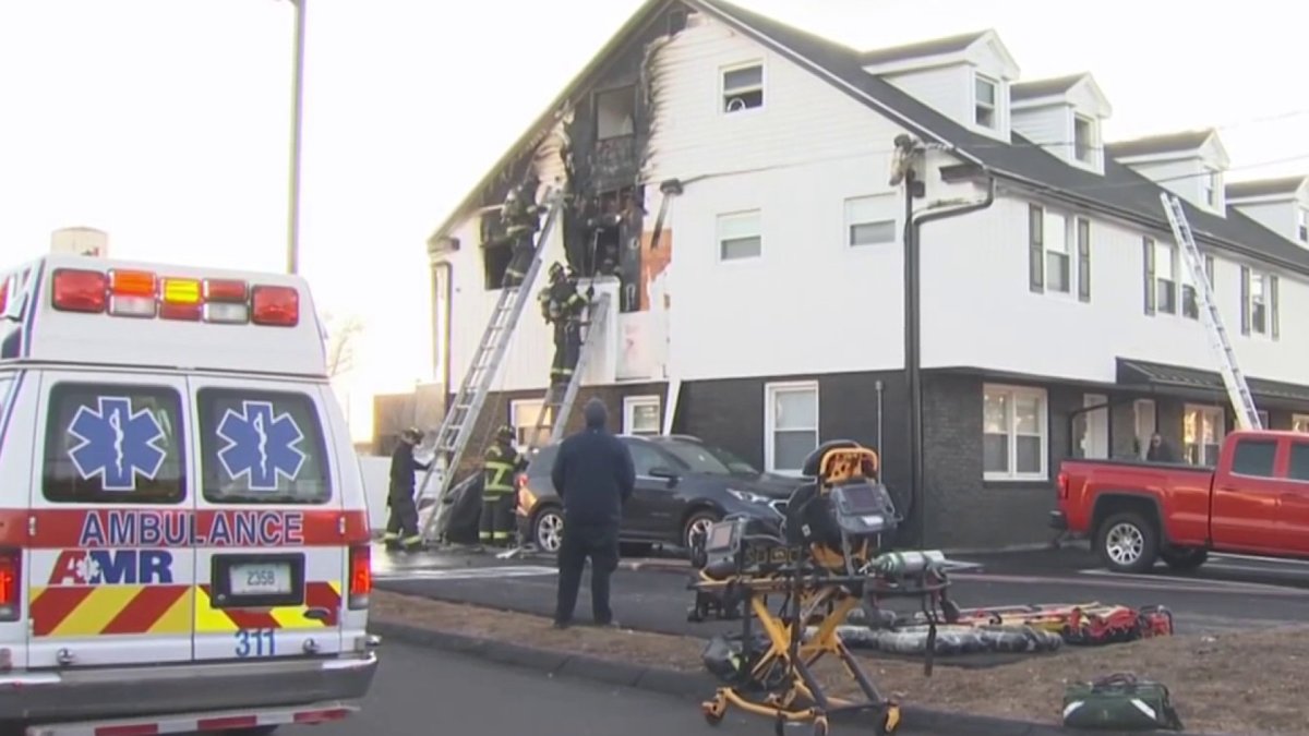 Two taken to hospital after apartment building fire in Southington ...