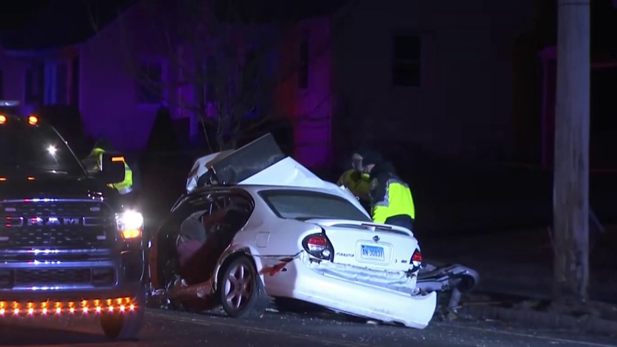 Car split in half in fatal crash in New Britain – NBC Connecticut