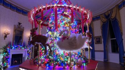 White House decorated with ‘peace and light' for 2024 holiday season