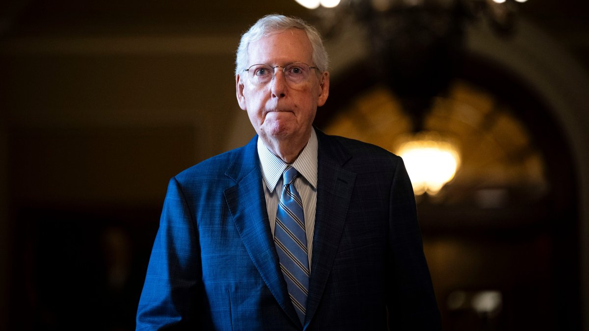 Sen. Mitch McConnell discharged from hospital after experiencing ‘flu-like symptoms'