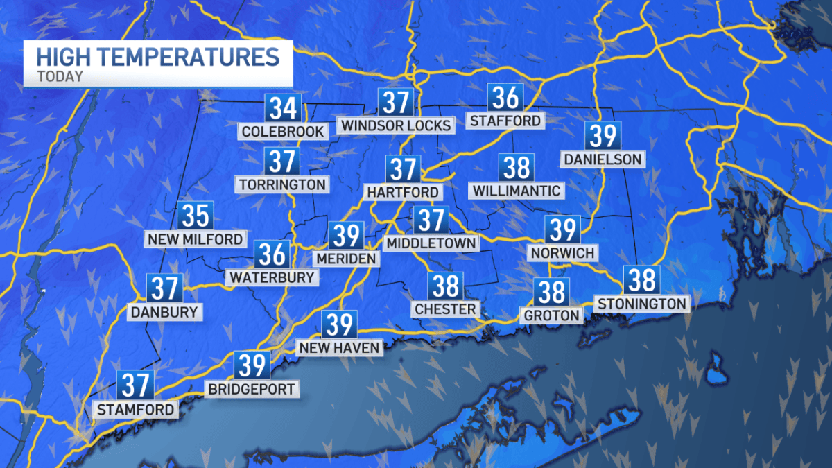Milder temperatures with rain chances this weekend – NBC Connecticut