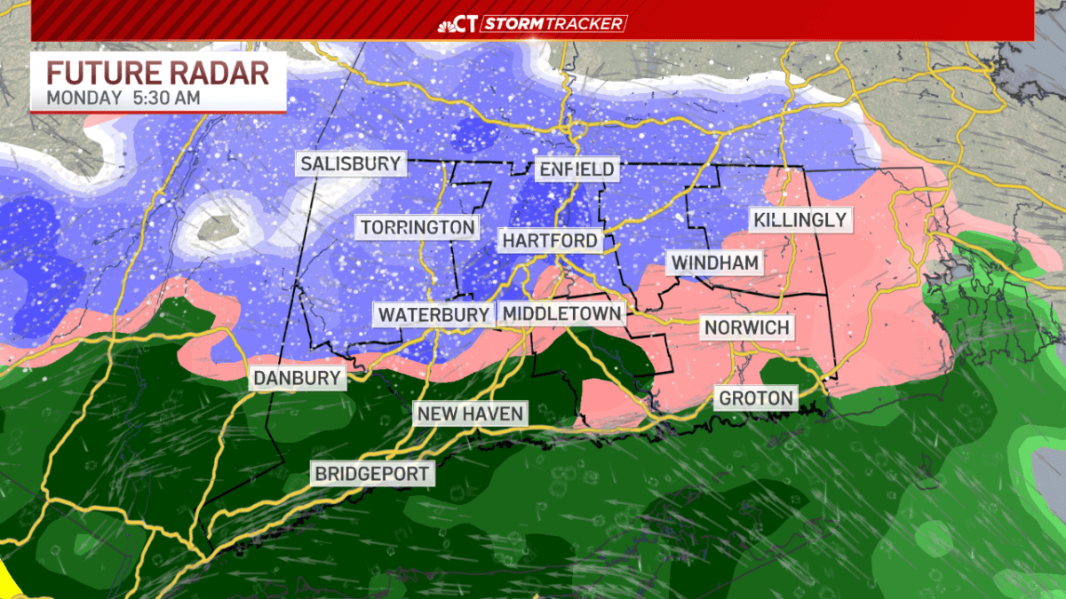 Wintry mix may make for a slippery morning commute on Monday – NBC ...