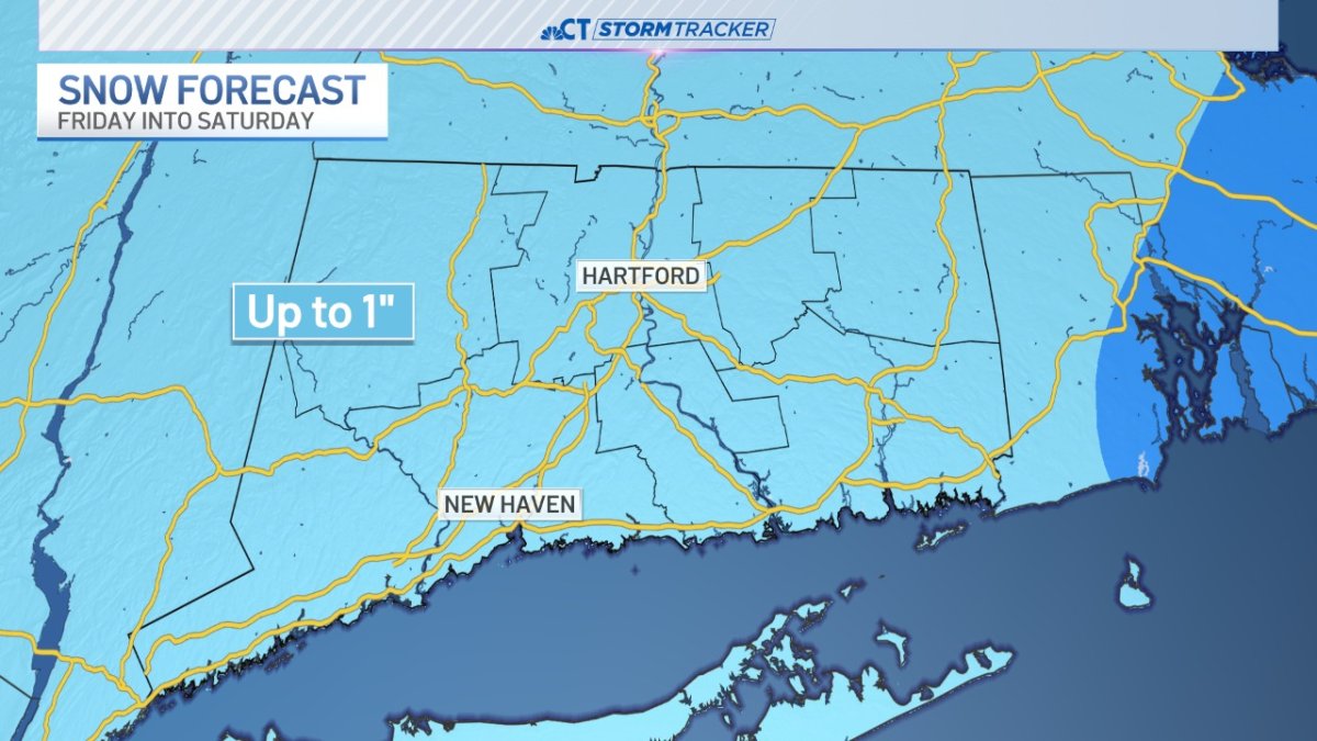 Tracking a chance for snow showers Friday afternoon into Saturday – NBC ...