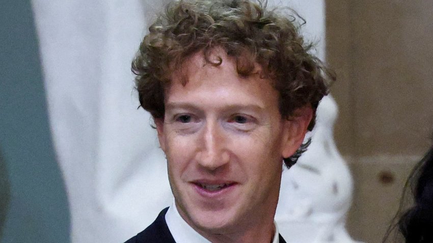 Meta CEO Mark Zuckerberg looks on before the luncheon on the inauguration day of U.S. President Donald Trump’s second Presidential term in Washington, U.S., Jan. 20, 2025. 
