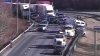 I-84 West closed in Waterbury after crash