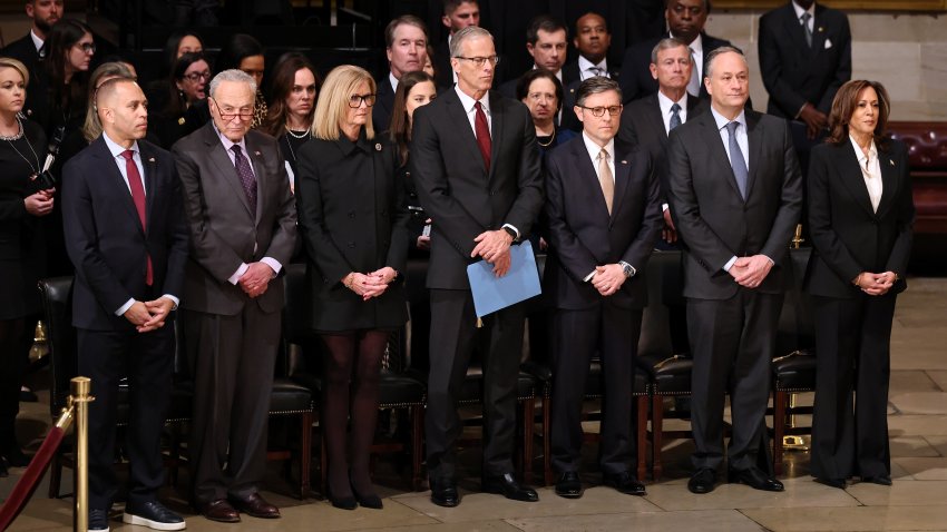 Jon Thune stands with members of Congress