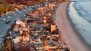 Aftermath of the Palisades fire