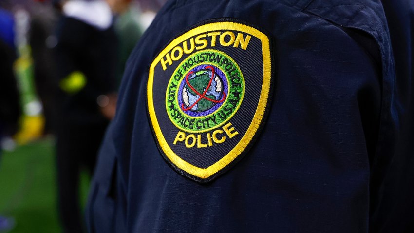 A Houston Police officer on Jan. 11 in Houston, Texas.