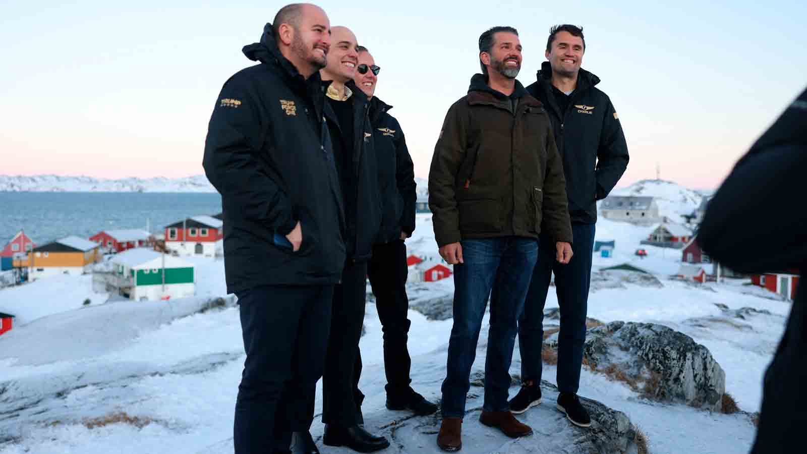 Donald Trump Jr. arrives in Greenland with a message from his dad
