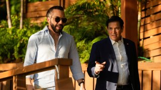 U.S. Secretary of State Marco Rubio meets with President Nayib Bukele