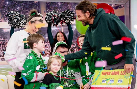 WATCH: Bradley Cooper gives young Eagles fan Super Bowl tickets – NBC ...